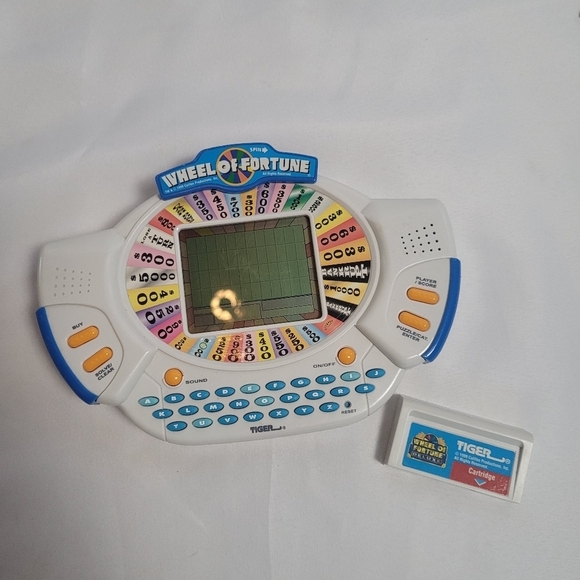 Wheel Of Fortune Electronic Handheld Game Deluxe Cartridge Tiger 1998 - Picture 8 of 10